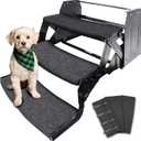 RVMATE RV Step Rugs 22 Inch RV Step Covers with Snap Fasteners Quickly to Release and Fit, 3 Packs