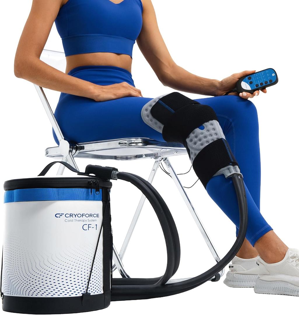 CF-1 Cold Therapy Machine with Programmable Timer, Ice Machine for Knee After Surgery, 12QT Knee Ice Machine After Surgery, Portable ACL Cryotherapy Pain Relief System