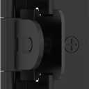 Amerock BPR8719FB | Cabinet Hinge | 1/2 in (13 mm) Overlay Single Demountable | Partial Wrap | Matte Black | Kitchen Cabinet Door Hinge | 1 Pair/2 Pack | Functional Hardware