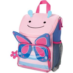 Skip Hop Big Kid Backpack, Zoo Kindergarten Ages 3-4, Butterfly