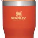 Stanley IceFlow Flip Straw Tumbler with Handle | Twist On Lid and Flip Up Straw | Leak Resistant Water Bottle | Insulated Stainless Steel | BPA-Free (20 Ounces, Tigerlily)