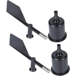 2pcs Wind Anemometer Shell Lightweight Wind Direction Indicator Shell for Accurate Measurement and Easy Assembly for Weather Observation and Outdoor Activities (20.00X15.00X6.00CM)