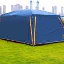 KTT Extra Large Tent 10-12-14 Person(B),Family Cabin Tents,2 Rooms,3 Doors and 3 Windows with Mesh,Straight Wall,Waterproof,Double Layer,Big Tent for Outdoor,Picnic,Camping,Family Gathering
