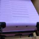 U.S. Traveler Boren Expandable Hardside Rugged Travel Luggage with 8 Spinner Wheels, Lavender, Checked-Large 30-Inch