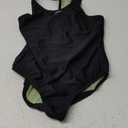 Speedo Girl's Swimsuit One Piece Closed Racerback (12, 2023 Anthracite)