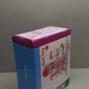 Pink Villa Playset for Girls Ages 3-7, 4-Story 10-Room House with 2 Dolls, Furniture & Accessories, Pretend Play Toddler Toy, Birthday Gifts for Kids 3-8