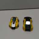 Aimery Collision Transforming Dinosaur Car Toy, 2 Magnetic Cars Convert into Dinosaur Toys,Dino Robot Toy, Boys Toys,Kids Toys, Party Birthday for Kids (Golden)