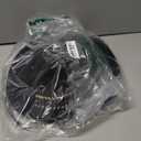 Bling Rhinestone Western Cowgirl Hat for Women Men, Rolled Up Sparkly Star Felt Fedora, Retro Turquoise Cowboy Hat M (Black-1 Row Bling 6 Stars)