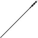 Flexible Installer Drill Bit 3/4 Inch x 36 Inch, Wire Pulling and Fishing, Auger Head Installer Drill Bit, Fish Bit for Pulling Wires in Walls Ceilings and Sidewalks, 1/4" 3-Flat Anti-Slip Shank