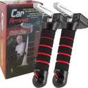 3 in 1 Vehicle Support Handles, Elderly Portable Automotive Door Assist Handle, with Seatbelt Cutter and Window Breaker for Elderly and Handicapped (Handles * 2 Pack)