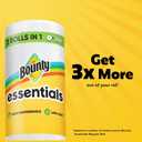 Bounty Essentials Select-A-Size Paper Towels, White, 2 Triple Rolls = 6 Regular Rolls (Packaging May Vary)