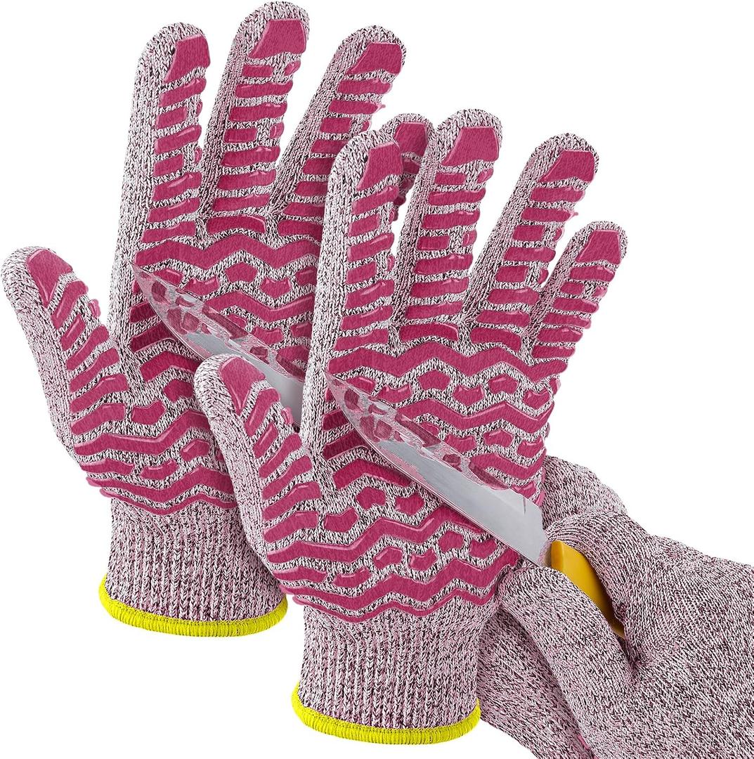 HandLove Cut Resistant Gloves, 100% Food Contact Safe, CE Level 5 Premium Protective Cutting Gloves (M)
