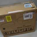 6 Quart Programmable Slow Cooker Removable Healthy Nonstick Pot - Small Kitchen Appliance for Family Dinners - Serves 6+ People - Heat Settings: Keep Warm Brown Sugar