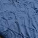 Topfinel Navy Blue Velvet Curtains 84 Inches Long for Living Room,Blackout Thermal Insulated Curtains for Bedroom,Back Tab Modern Window Treatment for Living Room,52x84 Inch Length,Dusty Blue