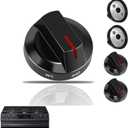 DG94-04167M Gas Stove Knobs for Samsung Oven and Range Stove Knob5PCS Gas Range Knobs Fit for Samsung Stove knobs NX60A6111SS/AA NX60A6511SS/AA NX60A6711SS/AA