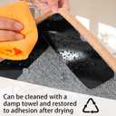 Rug Pad Grippers for Hardwood Floors & Tiles - No Damage Washable & Reusable, Double-Sided Non Slip Strong Adhesive Rug Pads Keep Corners Flat (8)