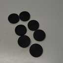 Non Slip Furniture Pads - 2" Anti Skid Caster Cups, 7PCS Round Furniture Coasters for Hardwood Floors, Anti Slide Furniture Cup Bed Couch Floor Protectors,Furniture Stoppers to Prevent Sliding(Black)