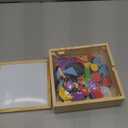 Wooden Magnetic Pattern Block Set with Cards & Pen, 248 Pcs Montessori Creative Magnetic Puzzle Toys for Toddlers 4-8, Learning Educational STEM Tangrams for Kids Boys Girls 4 5 6 7 8