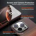 Real Aramid Fiber Case for iPhone 16 Pro Max [6.9 inch] Compatible with MagSafe,600D Aramid Weave,Thin & Light Cover with a Caseless Feel,Carbon Fiber Textures Design Kevlar Protection (Sunset-SW)