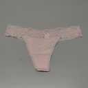 voenxe Seamless Thong for Women,No Show Lace Underwear,Ladies Breathable Comfort Panties Soft Laser Cut Undies,Tanga,5-Pack (Medium, Basic)