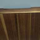 Large Ottoman Tray: 20" Square Acacia Wood Serving Tray with Metal Handles - Extra Large Decorative Tray for Coffee Table, Breakfast in Bed, Charcuterie, Living Room & Party