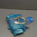 Elsa Dress for Girls Princess Dress Up Halloween Cosplay Elsa Costume Fancy Dress Birthday Outfit with Accessories (4-5 Years)