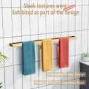 KOKOSIRI Towel Bar Brushed Gold Bath Towel Holder 32 Inch Kitchen Towel Hanger Rack Stainless Steel Bathroom Hardware Wall Mounted, 1 Pack B4008BG-L32