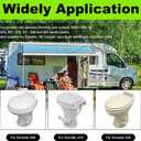 2 x 385311641 RV Toilet Water Valve Kit Compatible with Sealand Dometic 300, 301, 310, 311, 320, 321 Pedal Flush Toilets Camper Trailer RV Toilet, Includes FastenersSieve&Hose Clamp(1 Pack)