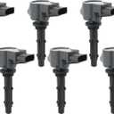 Set of 6 Ignition Coil Pack Compatible with Mercedes Benz E350 GLK350 ML350 ML450 R350 S400 C230 C280 C300 C350 CLK350 SLK280 SLK300 SLK350 V6 3.0L 3.5L Replace# UF535, UF585, C1691, 5C1748