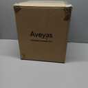 Aveyas 10 inch Ceramic Plant Pot with Drainage Hole and Saucer - Suitable for Indoor and Outdoor Use, Modern Planters for House Garden Flower Tree Snake Monstera Plants (10", Glossy Black)