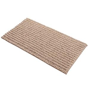 Yimobra Original Luxury Chenille Bath Mat, 36.2 x 24 Inches, Soft Shaggy and Comfortable, Large Size, Super Absorbent and Thick, Non-Slip, Machine Washable, Perfect for Bathroom, Light Brown