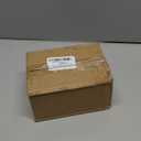 Hipiwe Vintage Glass Keepsake Box, Rectangle Jewelry Display Organize Vanity Lidded Box Home Decor Accent Decorative Box for Storage Trinket Rings Bracelet (Small, Gold)