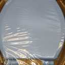 Toilet Seat, Slow Close, Soft Touch, Ultra-Smooth Matte Finish (No Orange-Peel Texture), Premium Moulded Wood, Quick Release, PIKLiDS (Royal Blue, Elongated)