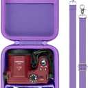 Camera Case Compatible with KODAK PIXPRO AZ405/AZ425/AZ255/AZ401/AZ528 Digital Camera Vlogging Camera(Purple Case)