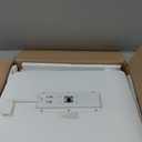 Foldable Mobile Standing Desk, 27"21" Portable Rolling Laptop Cart with 90 Tiltable Board, Height Adjustable Workstation with Wheels, Folding Table for Home Office, White