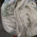 EVERGRACE Luxury Fluffy Faux Fur Throw Blanket with Long Pile, Super Soft Plush Cozy Oversized Blanket and Throws for Bed, Thick Warm Fuzzy Beige Throw Blanket for Couch, Sofa, Chair