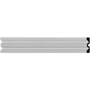Ekena Millwork 4"H x 3/4"P x 94 1/2"L Gorleen Chair Rail
