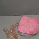 Peryiter 24 Pcs Valentines Day Heart Napkin Rings with Pink Cloth Napkins Rose Gold Holders for Valentines Dinner Table Decorations Birthday Holiday Wedding Anniversary Party Table Decoration