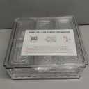 10-Pack Clear Fridge Organizer Bins with Lids, Stackable Refrigerator Storage Containers, BPA-Free with Drain Tray & Anti-Slip Base for Fruits, Veggies, Drinks