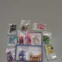 Aipridy Assortment European Large Hole Beads Spacer Beads Rhinestone Craft Beads for DIY Charms Bracelet Jewelry Making (Rainbow)