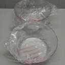 Amazing Abby - Bonita - 130-Ounce Plastic Serving Bowls (Set of 3), 10-Inch Clear Salad Bowl Set, BPA-Free, Shatter-Proof, Dishwasher-Safe, Stackable, Great for Salad, Fruit, Cereal, Snack, and More