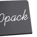 20 Pack Mini Chalkboard Signs - 4"x3" Food & Party Table Signs - Wedding & Bakery
