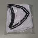 YWIES Plain Basketball Jersey, Blank Team Uniform, Hip Hop Hipster Short Sleeveless Active Shirts (Medium, White-black)