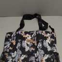 Buringer Large Waterproof Beach Bag for Women Sandproof Tote Bag with Zipper and Pockets Pool Bag for Travel Gym Vacation (Floral)