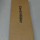 212.6in Cord Hider Wall, Cord Covers for 2-3 Wires on Wall, Paintable Cable Hider Raceway, Easier Set-up Wire Hider Wire Covers for Cords on Wall, Self-Adhesive Cable Cover, W0.95 H0.55in, White