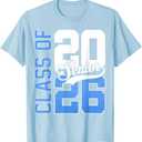 Senior 2026 Graduate Class of 2026 Graduation Men Women Kids T-Shirt, Size: Large