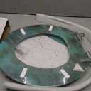Angol Shiold Marble Slow Close Toilet Seat (Round, Dark Green)