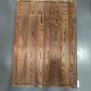 Noodle Board Stove Cover, Noodle Board Stove Covers with Handle, Wooded Stove Top Covers for Electric Stove and Gas Burners, Cutting Board with Juice Groove & Separate Zone, Walnut