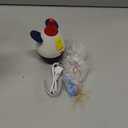 Laser Cat Toys for Indoor Cats, Automatic Interactive Cat Toy, Rechargeable 360 Auto-Spin Self-Balancing Laser Pointer with Catnip Hole & Feather, 3-Speed Random Trajectories for Bored Cats