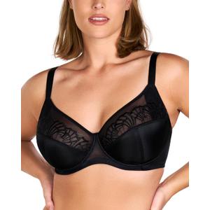 HSIA Minimizer Bras for Women, Full Coverage Lace Unlined Bras with Underwire for Heavy Breasts, Black Nfbd0366, 36H
